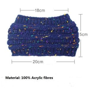 NAVY Splice Crochet Knit Headband